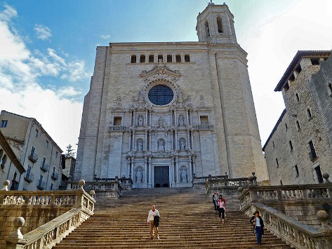 Catedral de Girona. Font: Viquipèdia Catedral de Girona. Font: Viquipèdia