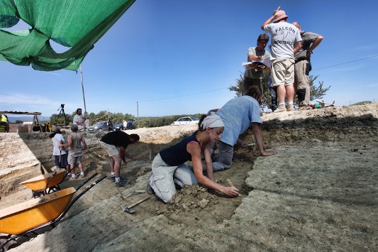 Excavació al Camp dels Ninots. Font: Viquipèdia 