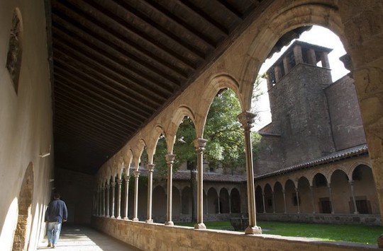 Claustre del Monestir. Font: web de l'Ajuntament de Sant Joan de les Abadesses