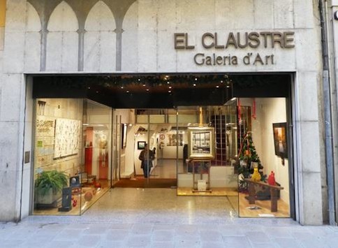 La Galeria d'Art el Claustre al carrer Nou de Girona. Font: barcelonaart.net