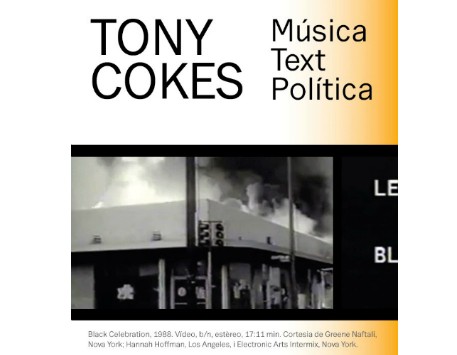 Exposició "Tony Cokes. Música, text, política"