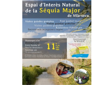 Visites guiades a l'espai natural de la Séquia Major de Vila-seca