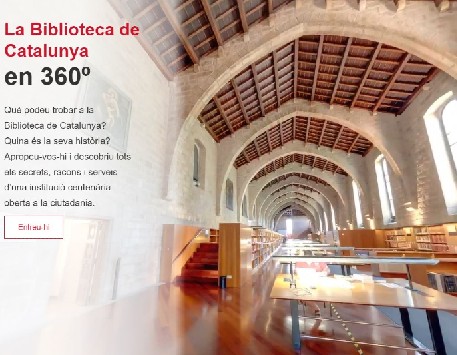 La Biblioteca de Catalunya en 360º