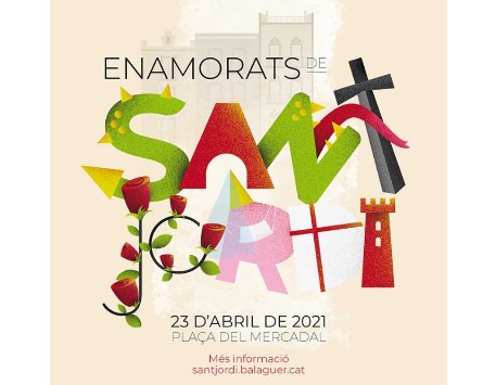 Sant Jordi 2021 a Balaguer