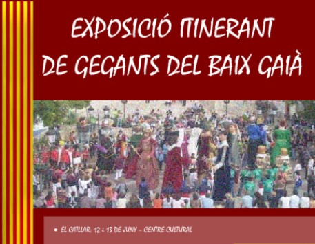Exposició itinerant Gegants del Gaià