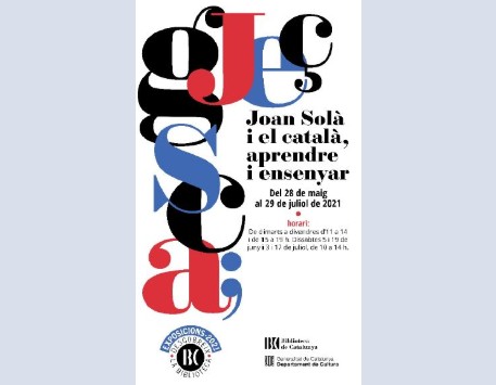 Exposició "Joan Solà i el català, aprendre i ensenyar"
