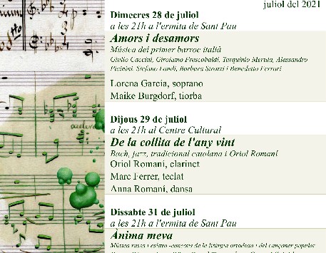XXXI Cicle de Concerts d'Estiu de Sant Pol de Mar