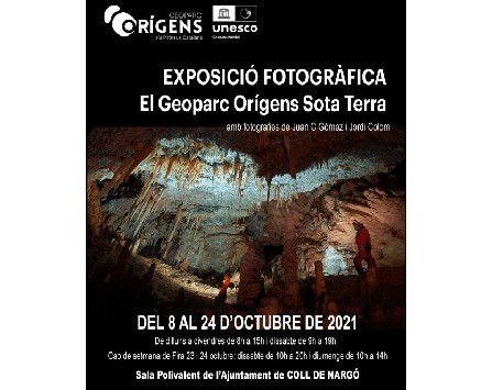Exposició "El Geoparc Orígens sota terra"