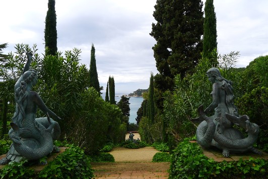 Les Sirenes als Jardins de Santa Clotilde. Font: Viquipèdia