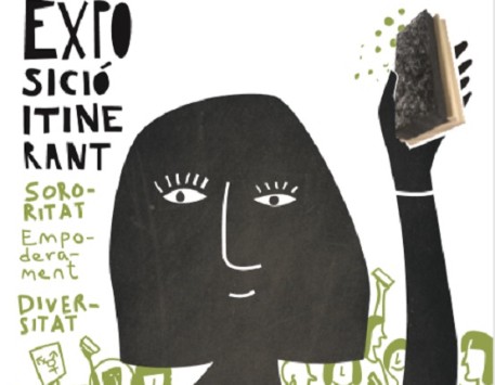 Fragment del cartell que anuncia l'exposició "LLiures i sense por". Imatge: Institut Català de les Dones