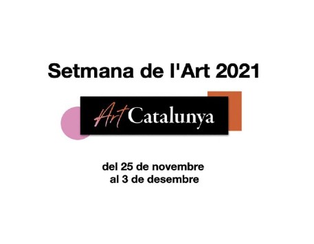Cartell que anuncia la Setmana de l'art a Catalunya. Font: Associació de les Galeries d'Art de Catalunya