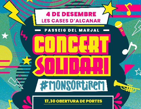 Fragment del cartell del concert solidari #Monsortirem