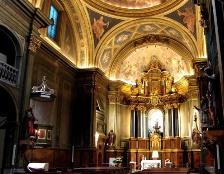 Interior del Santuari de la Mare de Déu del Tura d'Olot. Font: olotcultura.cat 