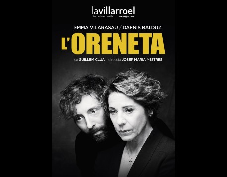 Cartell de l'espectacle 'L'oreneta' al teatre La Villarroel de Barcelona
