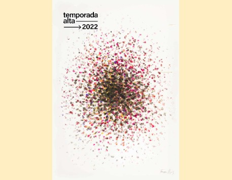 Cartell 2022 que és una creació de Francesca Llopis. Font: web del Festival Temporada Alta 