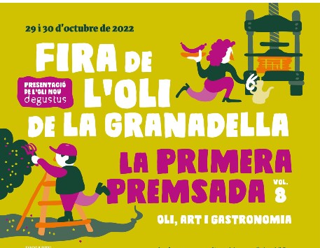 Fira de l'oli de La Granadella. La primera premsada, oli art i gastronomia