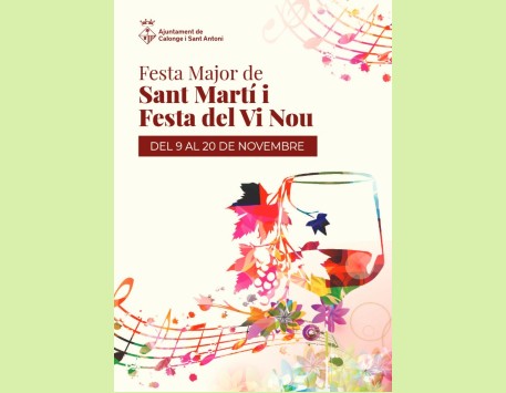 Cartell de la Festa Major 2022. Font: web de l'Ajuntament de Calonge i Sant Antoni