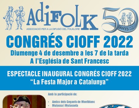 Jornades Internacionals Folklòriques de Catalunya d’ADIFOLK &nbsp;