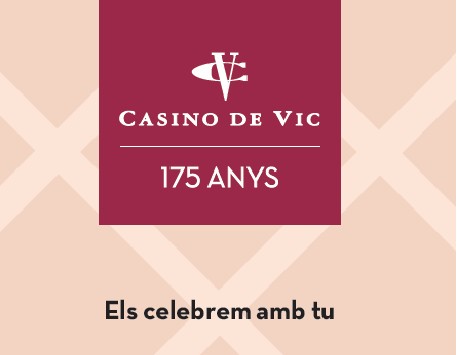 Fragment del cartell 'Casino de Vic Celebració 175è aniversari'