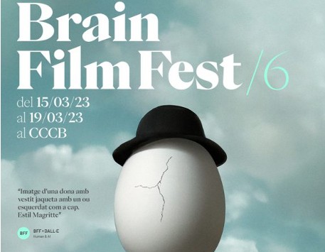 Fragment del cartell del Brain Film Fest (podeu veure'l ampliat a l'apartat "Enllaços")