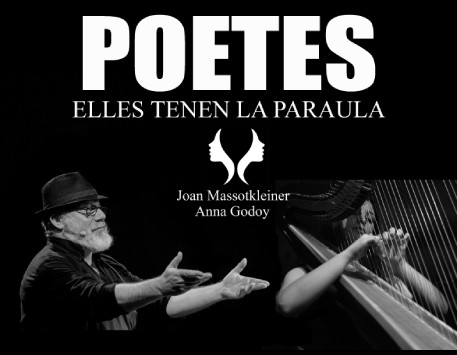 Joan Massotkleiner i Anna Godoy presenten 'Poetes - Elles tenen la paraula'