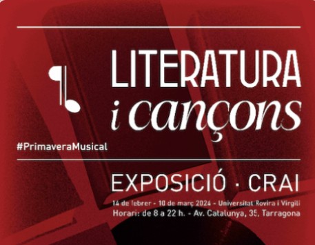 Exposició " Literatura i cançons"