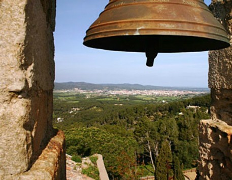 Campanar de l'ermita de Sant Sebastià de la Guarda. Font: palafrugell.cat 