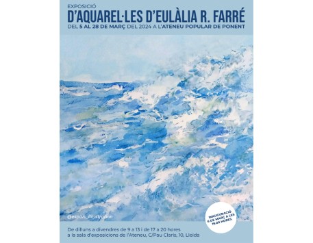 Exposició d'aquarel·les d'Eulàlia Farré