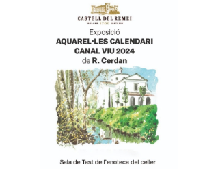 Exposició "Aquarel·les del Calendari Canal Viu 2024"