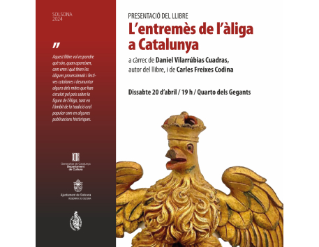 Presentació literària L'entremès de l'àliga a Catalunya