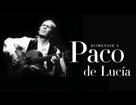 Cartell del concert "Homenatge a Paco de Lucía"