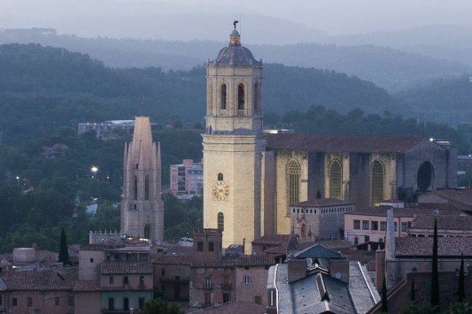 Catedral de Girona vista des de la vall de Sant Daniel. Font: bisbatgirona.cat