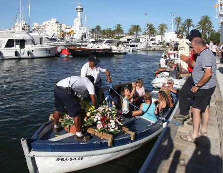 Imatge d'arxiu de la Processó marinera del Carme a Empuriabrava. Font: emporda.info