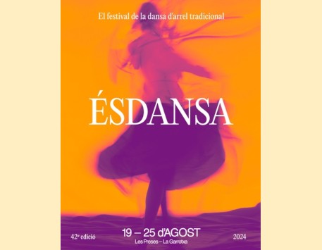 Cartell 2024 de l'Ésdansa. Font: web del Festival