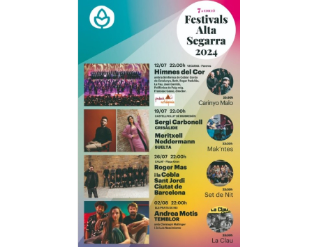 Festivals Alta Segarra 2024