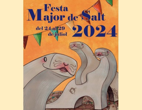 Cartell 2024 que és una creació de Nora Lladó. Font: viladesalt.cat