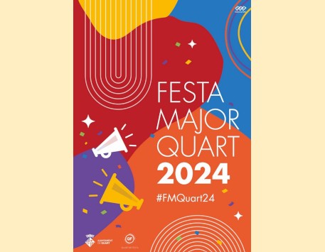 Cartell de la Festa Major de 2024. Font: web de l'Ajuntament de Quart