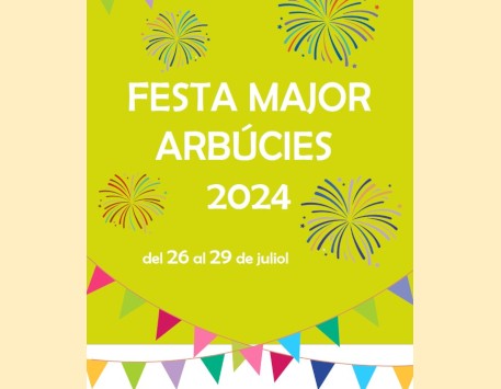 Cartell 2024.. Font: visitarbucies.com