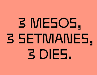 Exposició "3 mesos, 3 setmanes, 3 dies"