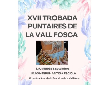 Trobada de puntaires de la Vall Fosca