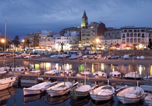 Palamós a l'hora foscant. Font: catalunya.com