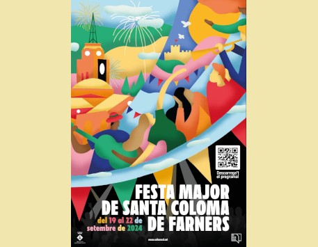 Cartell 2024. Font: web de l'Ajuntament de Santa Coloma de Farners 