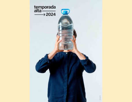 Cartell 2024,, que és una creació de l'artista garrotxina Isabel Banal. Font: web del Festival Temporada Alta 