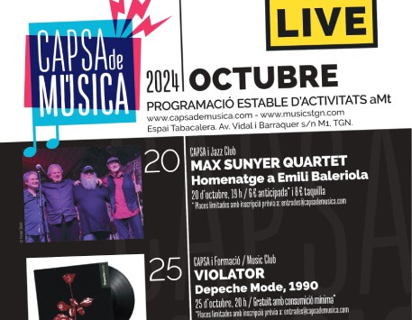 Octubre a la Capsa de Música