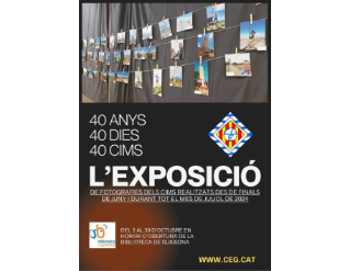 Exposició "40 anys, 40 dies, 40 cims"