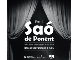 Premis Saó de Ponent de Textos Teatrals per a Espectacles de Petit Format.