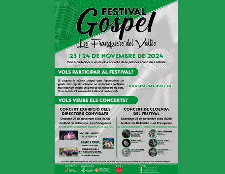 Cartell del Festival Gospel Les Franqueses del Vallès