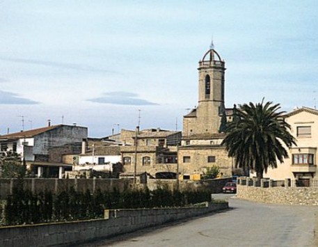 Poble de Jafre molt a prop del Ter al Baix Empordà. Font: enciclopedia.cat 