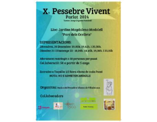 10è Pessebre Vivent parlat de Viladecans