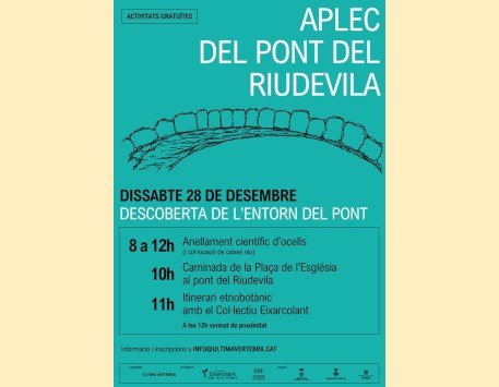 Cartell de l'Aplec del Riudevila. Font: Última Vèrtebra